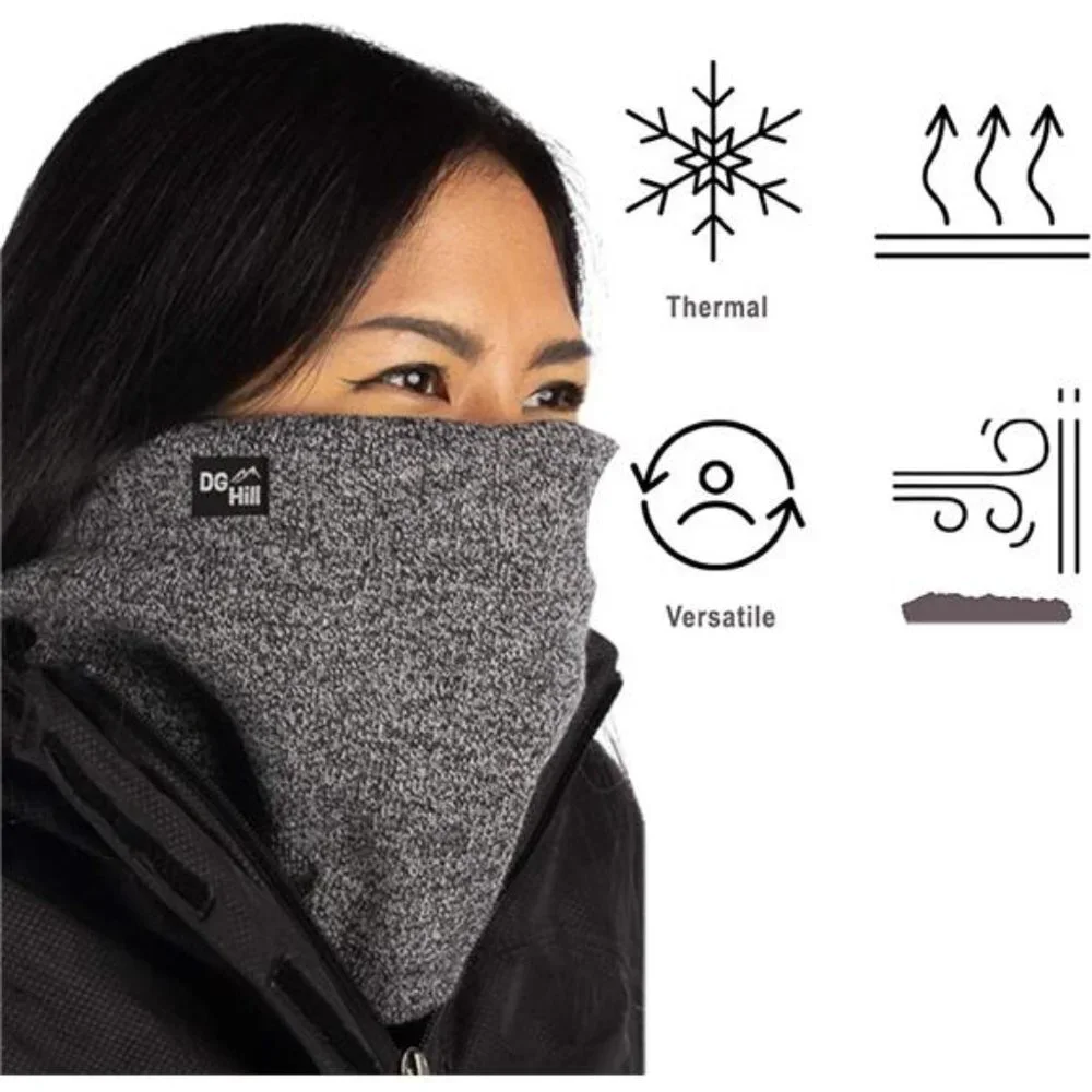(2 Pack) Thick Heat Trapping Thermal Neck Warmers Unisex_3